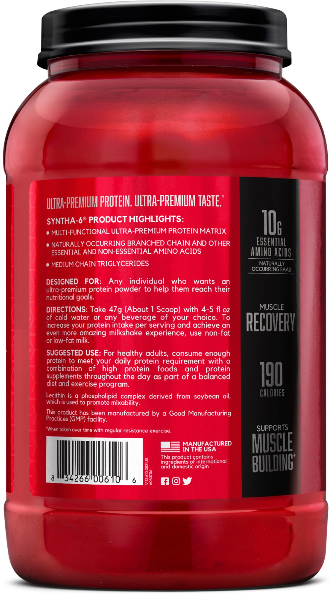 BSN® Syntha-6™ Vanilla Ice Cream Protein Powder 28 Servings product image