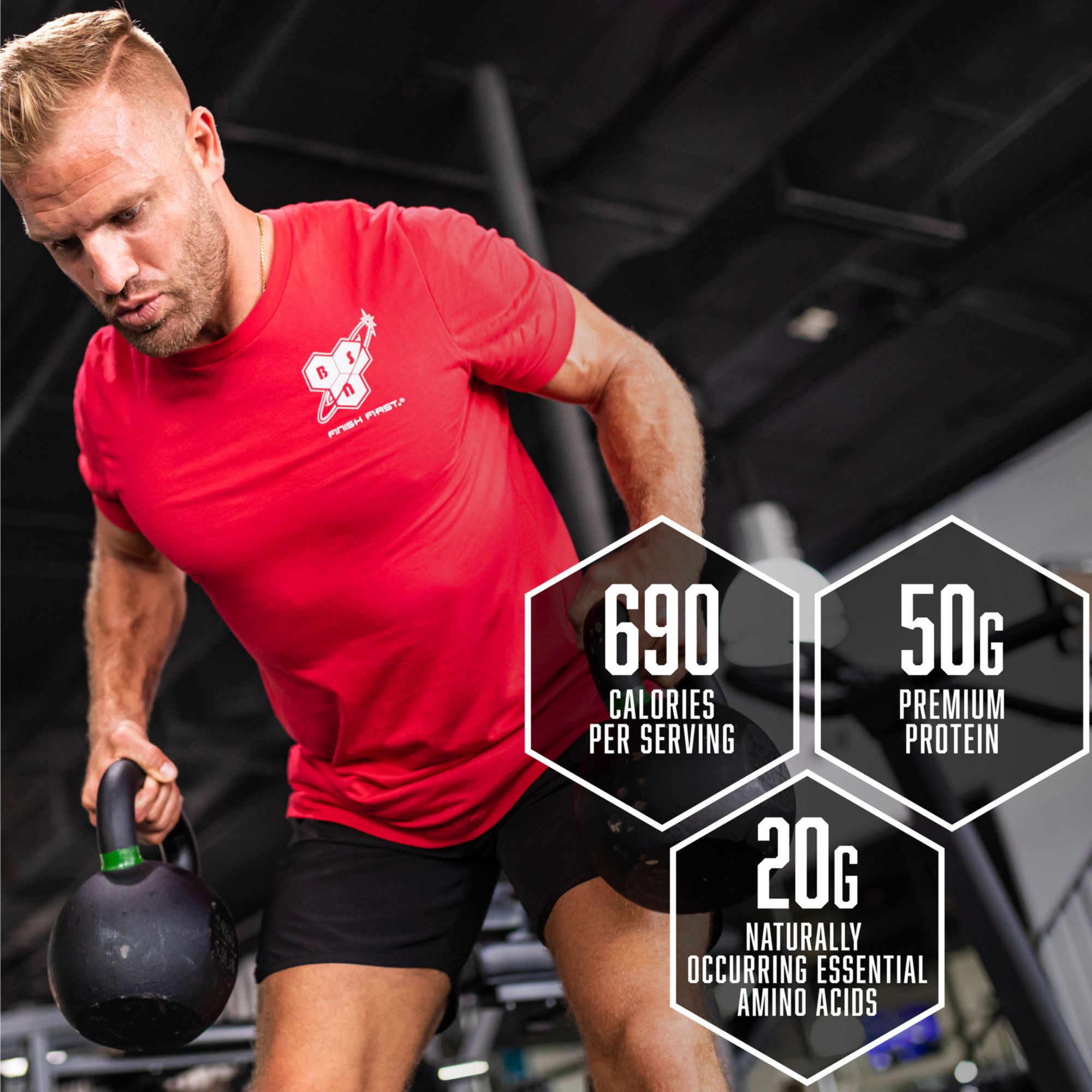 BSN True-Mass Protein Powder 5.75 lbs product image