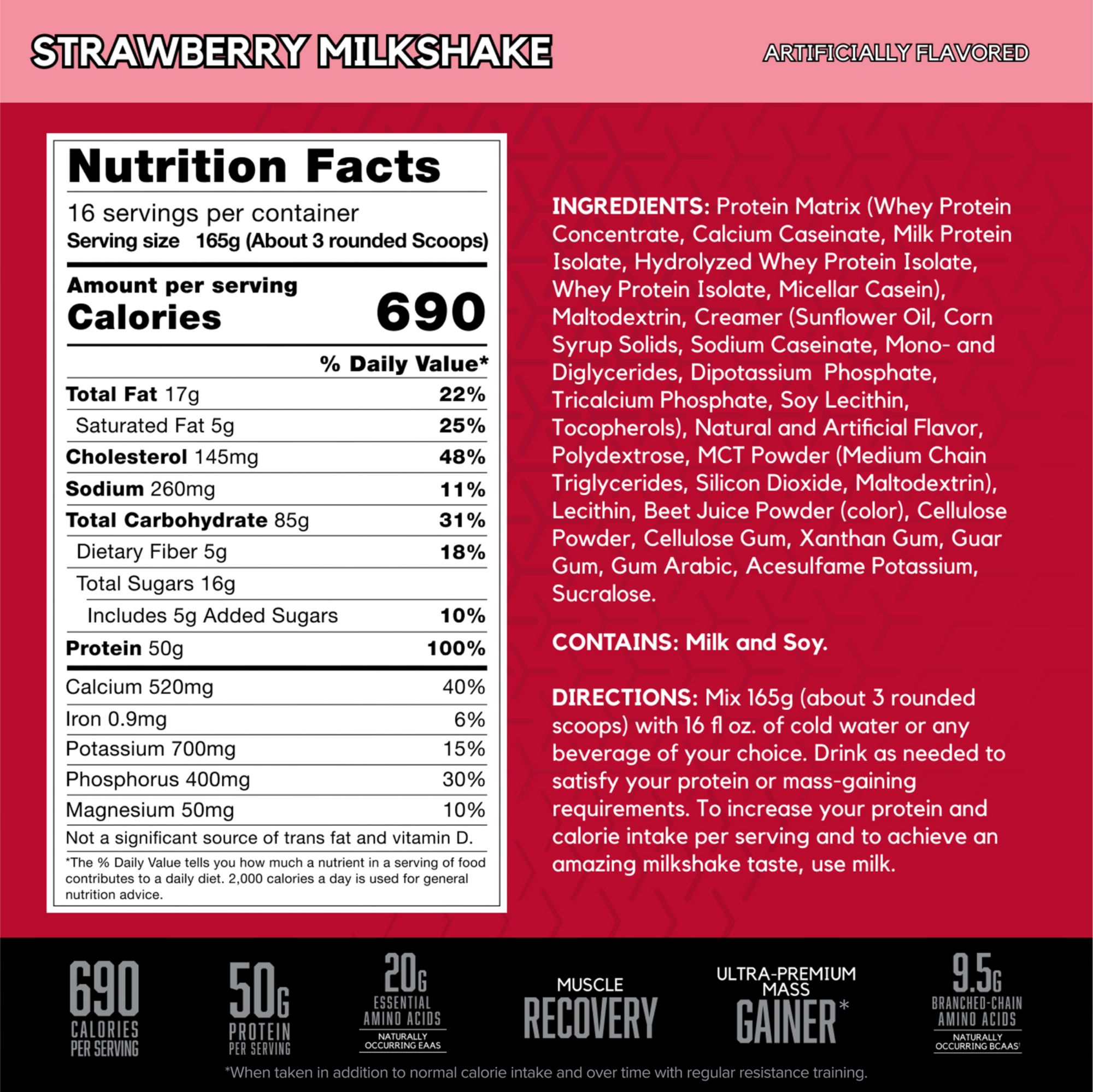 BSN True-Mass Protein Powder 5.75 lbs product image