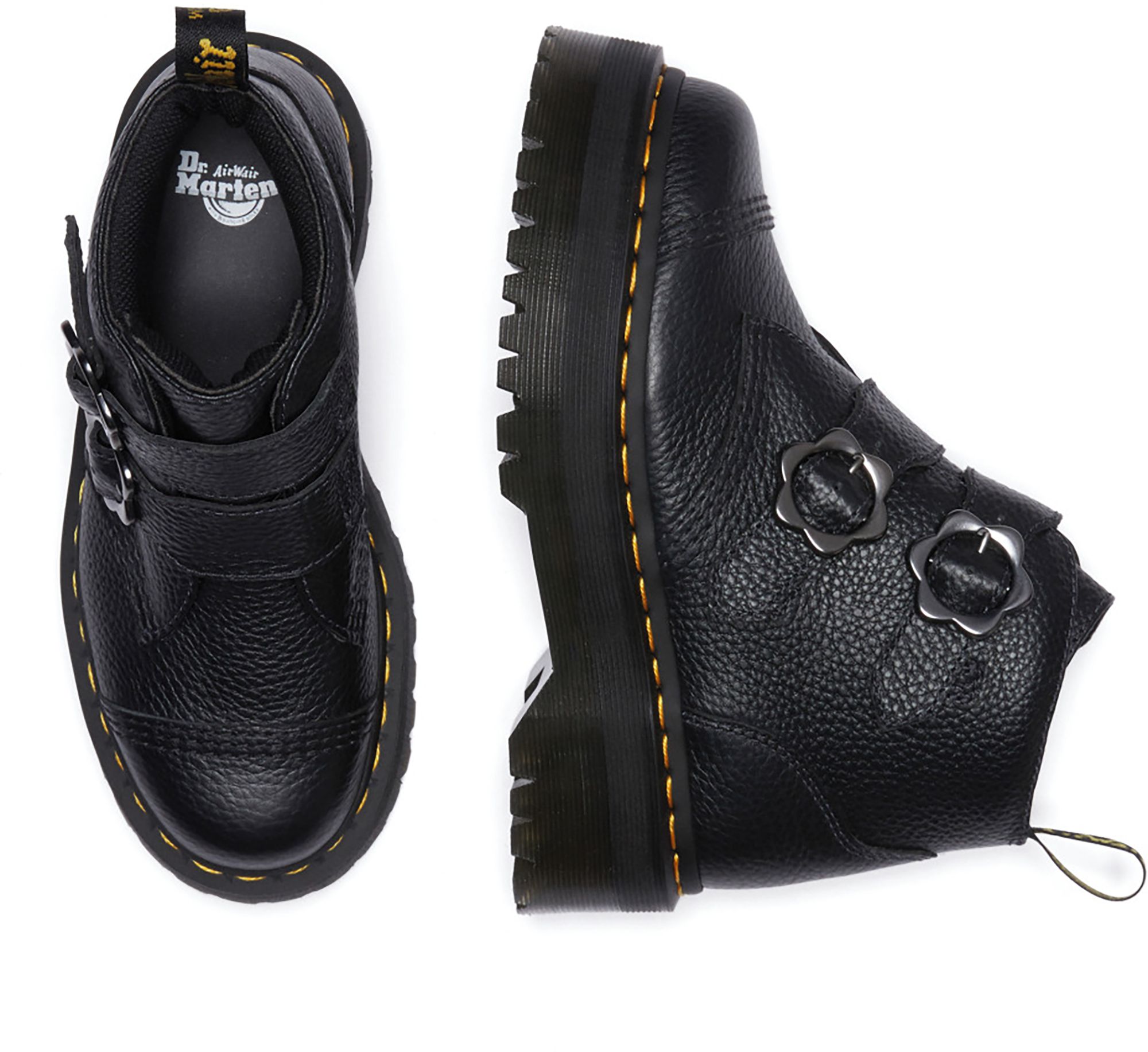 Martens Women's Devon Flower Buckle Platform Boots Dick's