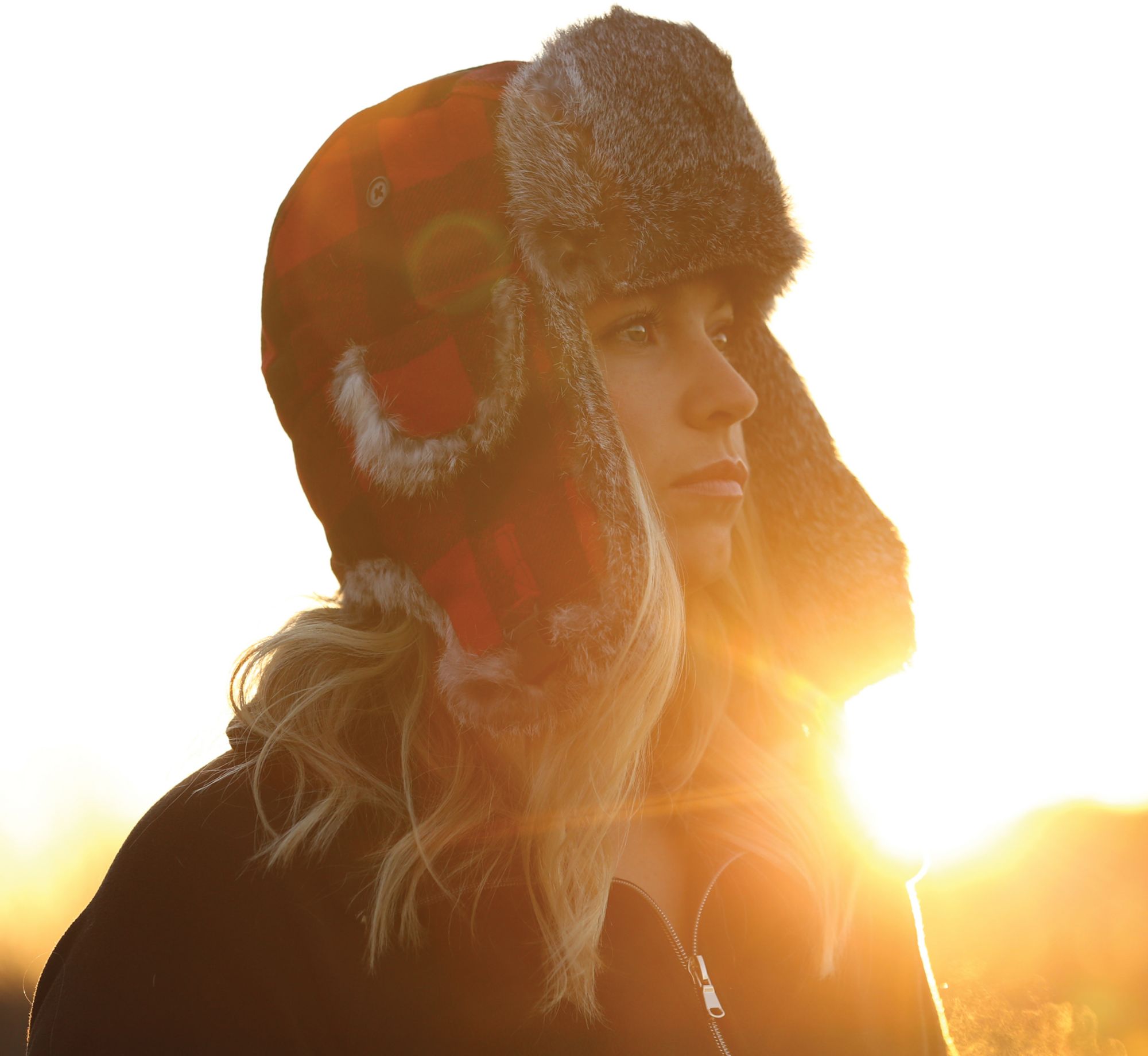 Eskimo Plaid Alaskan Fur Hat product image
