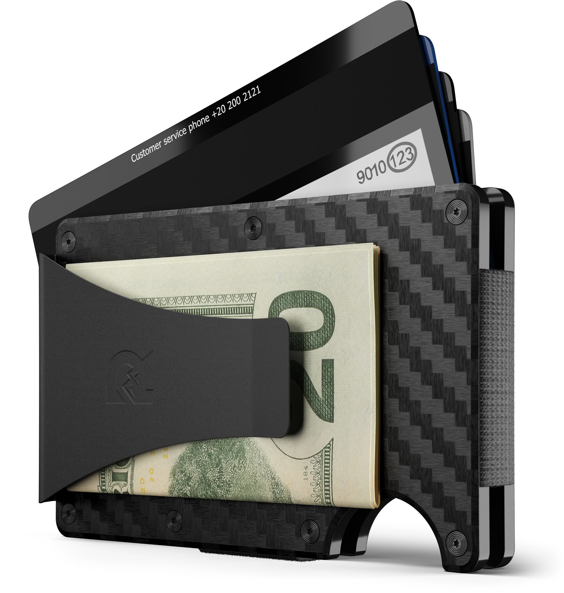Ridge Wallet Carbon Fiber Wallet with Money Clip product image