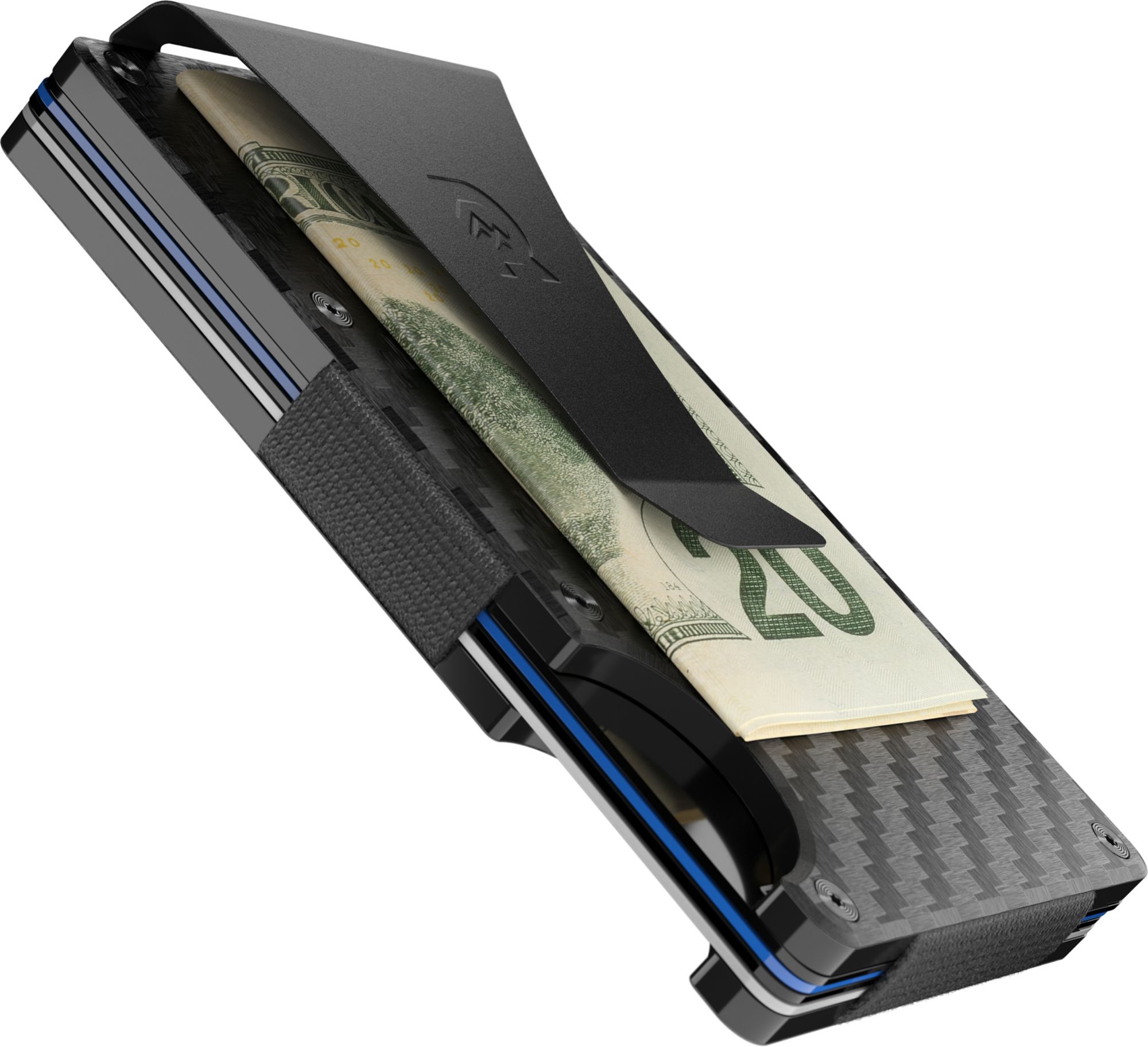 Ridge Wallet Carbon Fiber Wallet with Money Clip product image
