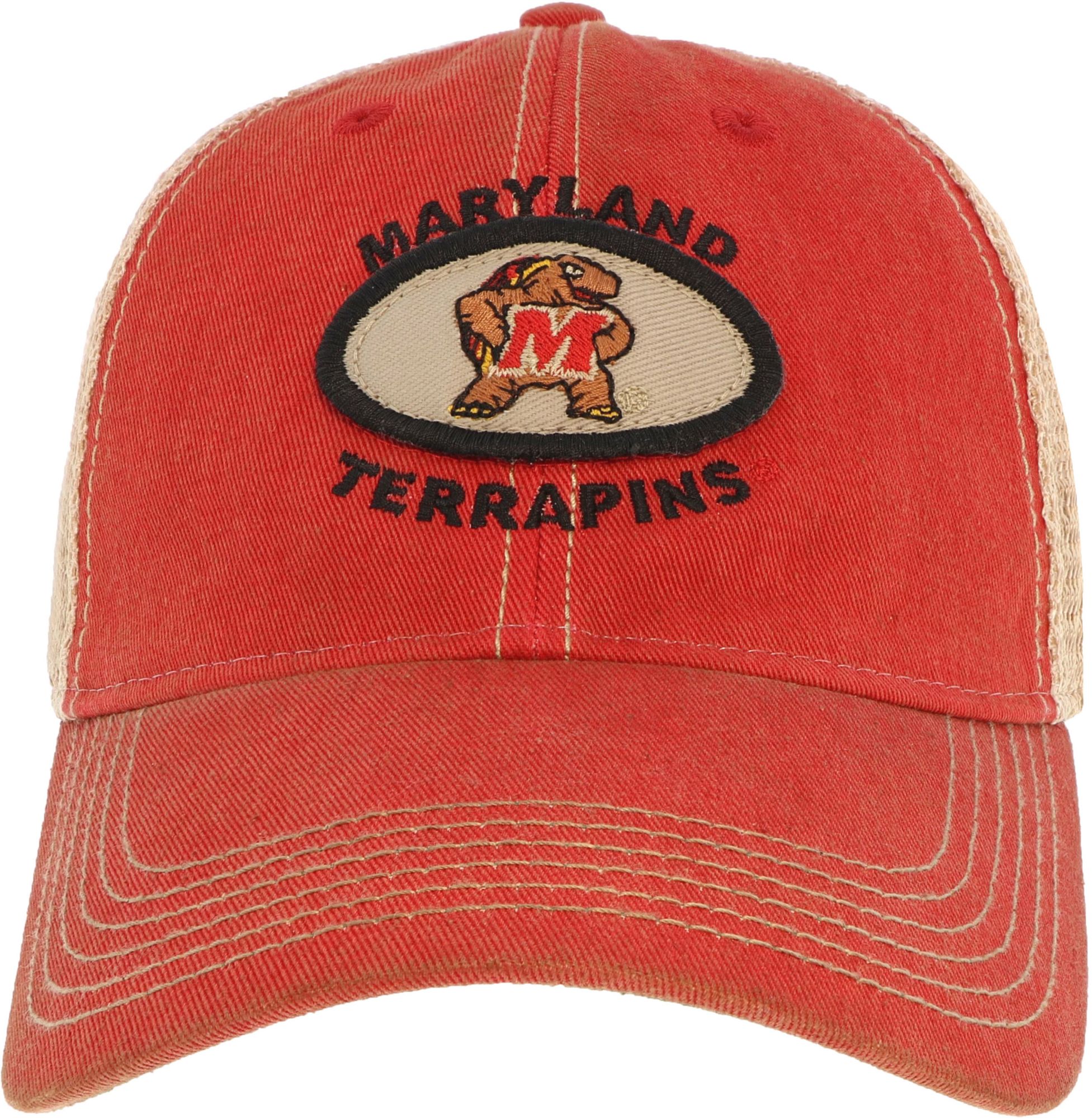 League-Legacy Men's Maryland Terrapins Red Old Favorite Adjustable Trucker Hat