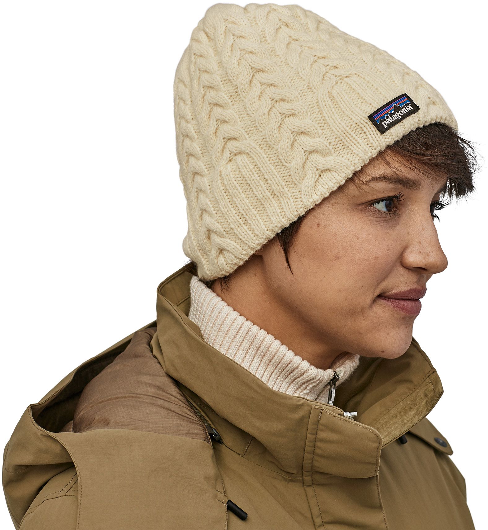 patagonia cable beanie