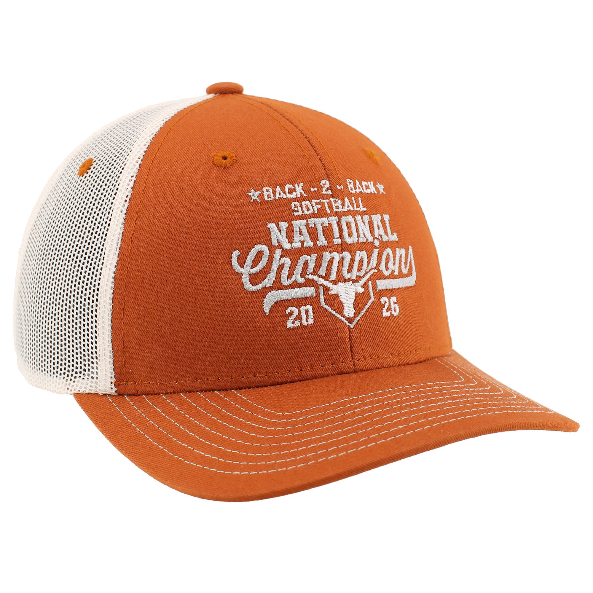Zephyr Adult Texas Longhorns 2026 Women's College World Series Champs Dakota Adjustable Trucker Hat product image
