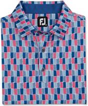 FootJoy Men's Print Tile Lisle Golf Shirt product image