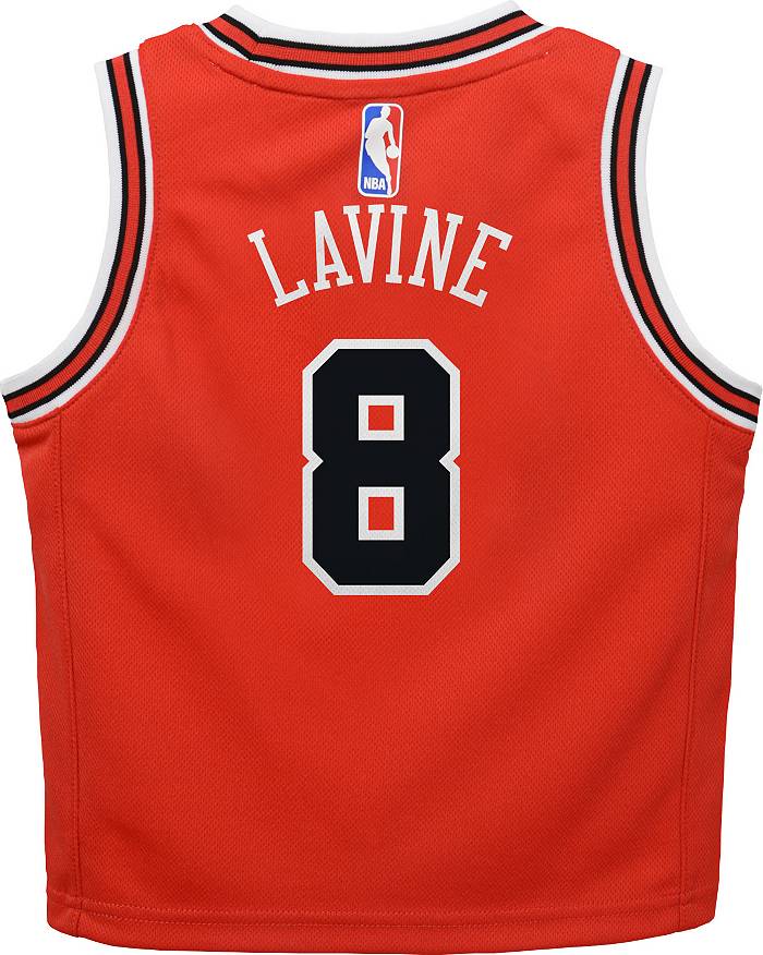 Nike Youth 2022-23 City Edition Chicago Bulls Lonzo Ball #2 White Dri-FIT Swingman Jersey