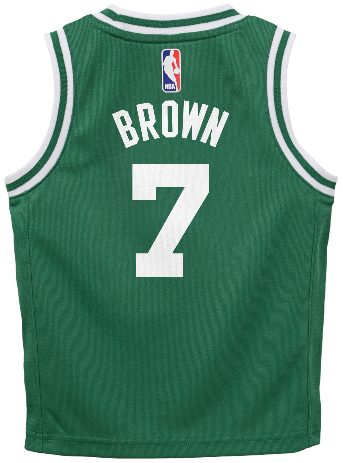 Nike Little Kids' Boston Celtics Jaylen Brown #7 Green Swingman Icon Jersey product image