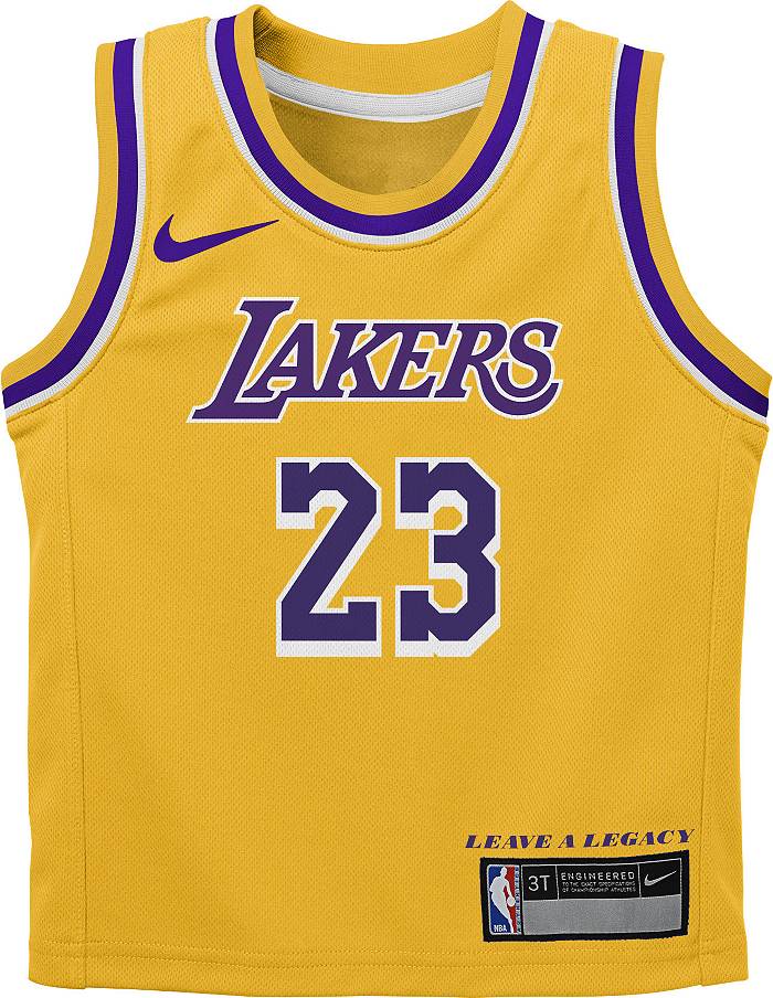Youth Nike LeBron James White Los Angeles Lakers 2022/23 Swingman Jersey - Classic Edition Size: Large