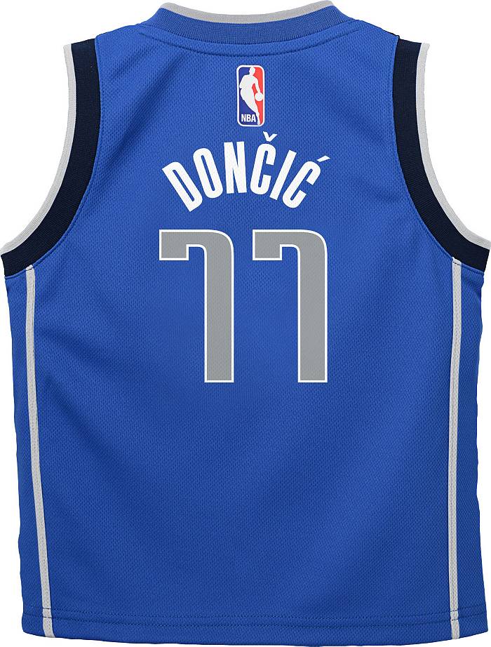 NBA DALLAS #77 Luka Doncic Swingman Basketball Jersey Set Kids