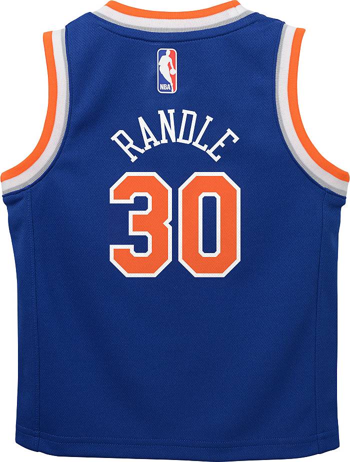 Nike Youth 2022-23 City Edition New York Knicks Julius Randle #30 Black  Dri-FIT Swingman Jersey