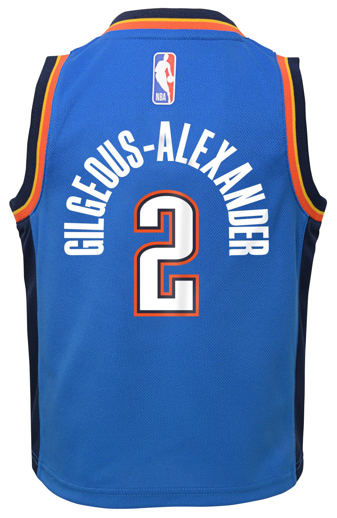 Nike Little Kids' Oklahoma City Thunder Shai Gilgeous-Alexander #2 Swingman Icon Jersey product image