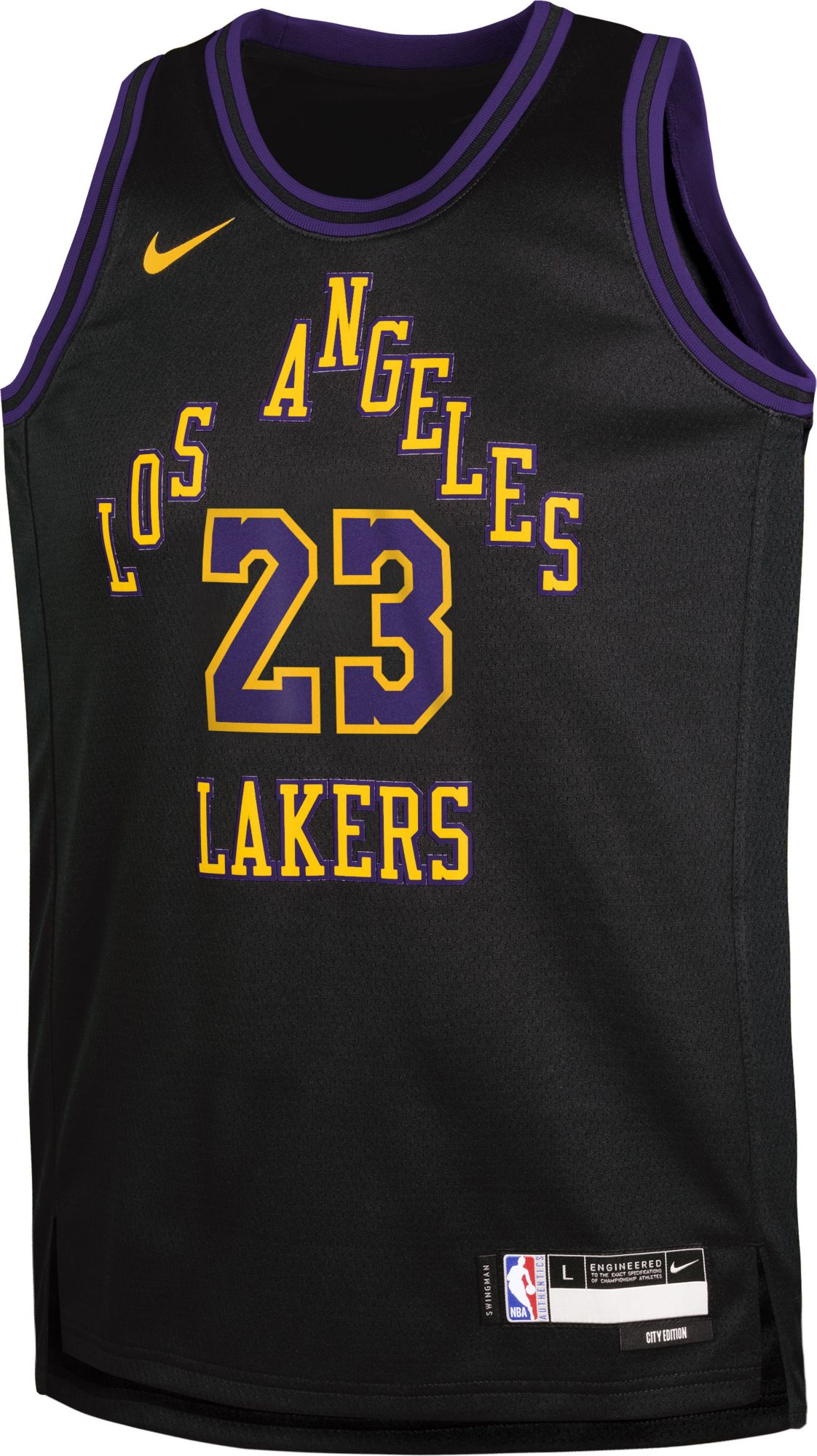 Sportchek nike youth los angeles lakers james city edition replica