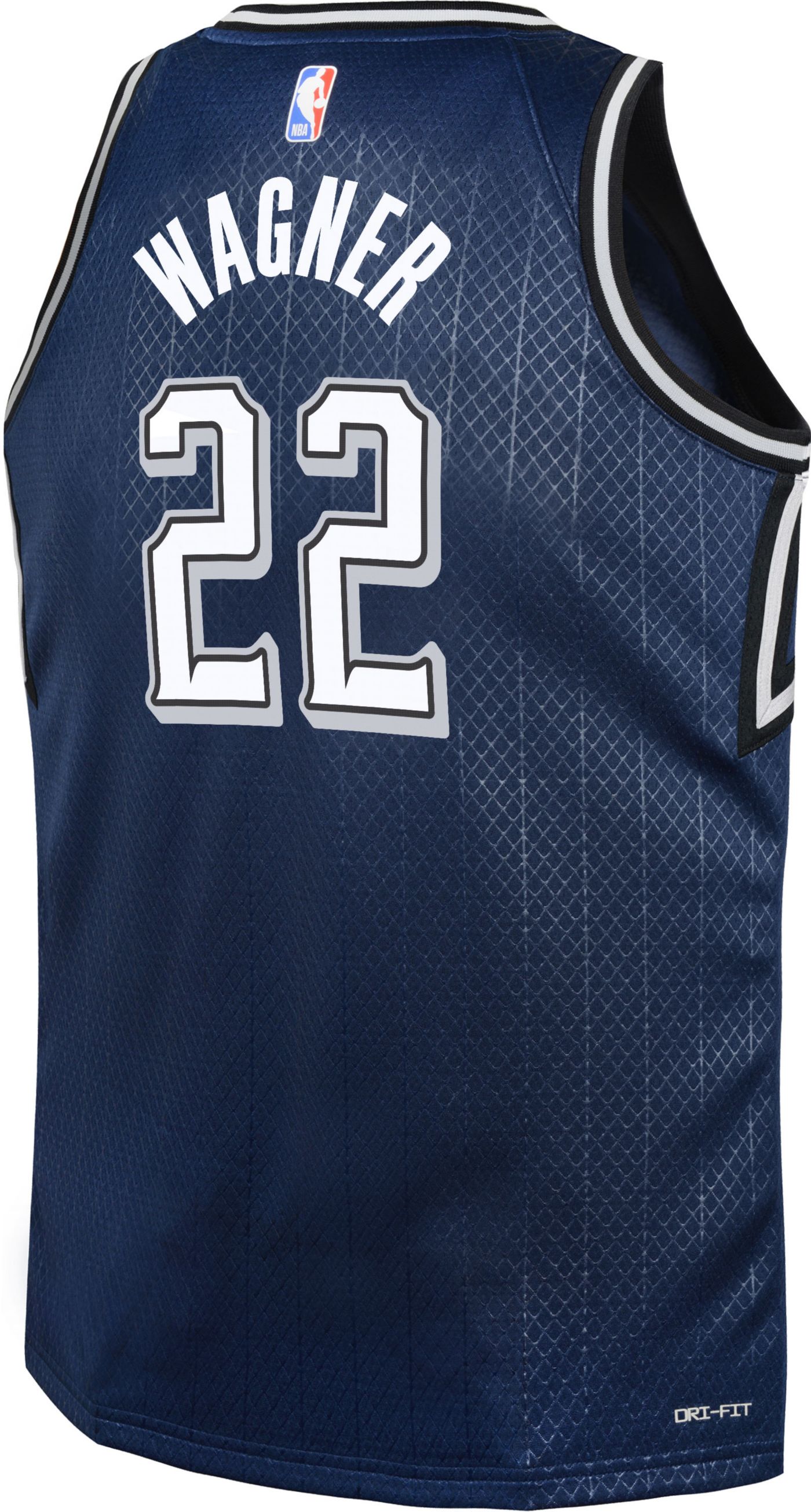 Nike Youth 2023 24 City Edition Orlando Magic Moritz Wagner 22 Navy Swingman Jersey Dick s Sporting Goods