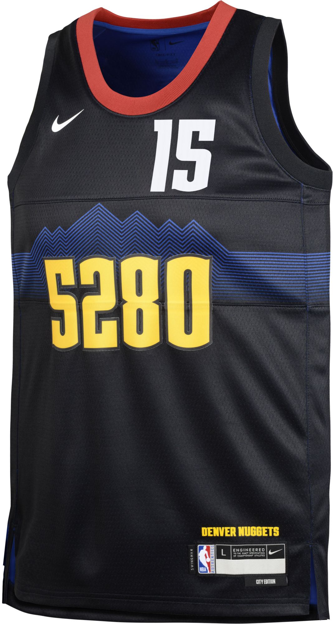 nuggets 15 jersey