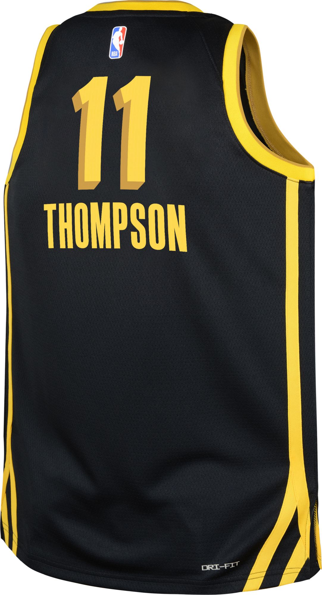 Nike Youth 2023 24 City Edition Golden State Warriors Klay Thompson 11 Black Swingman Jersey Dick s Sporting Goods in Tustin CA