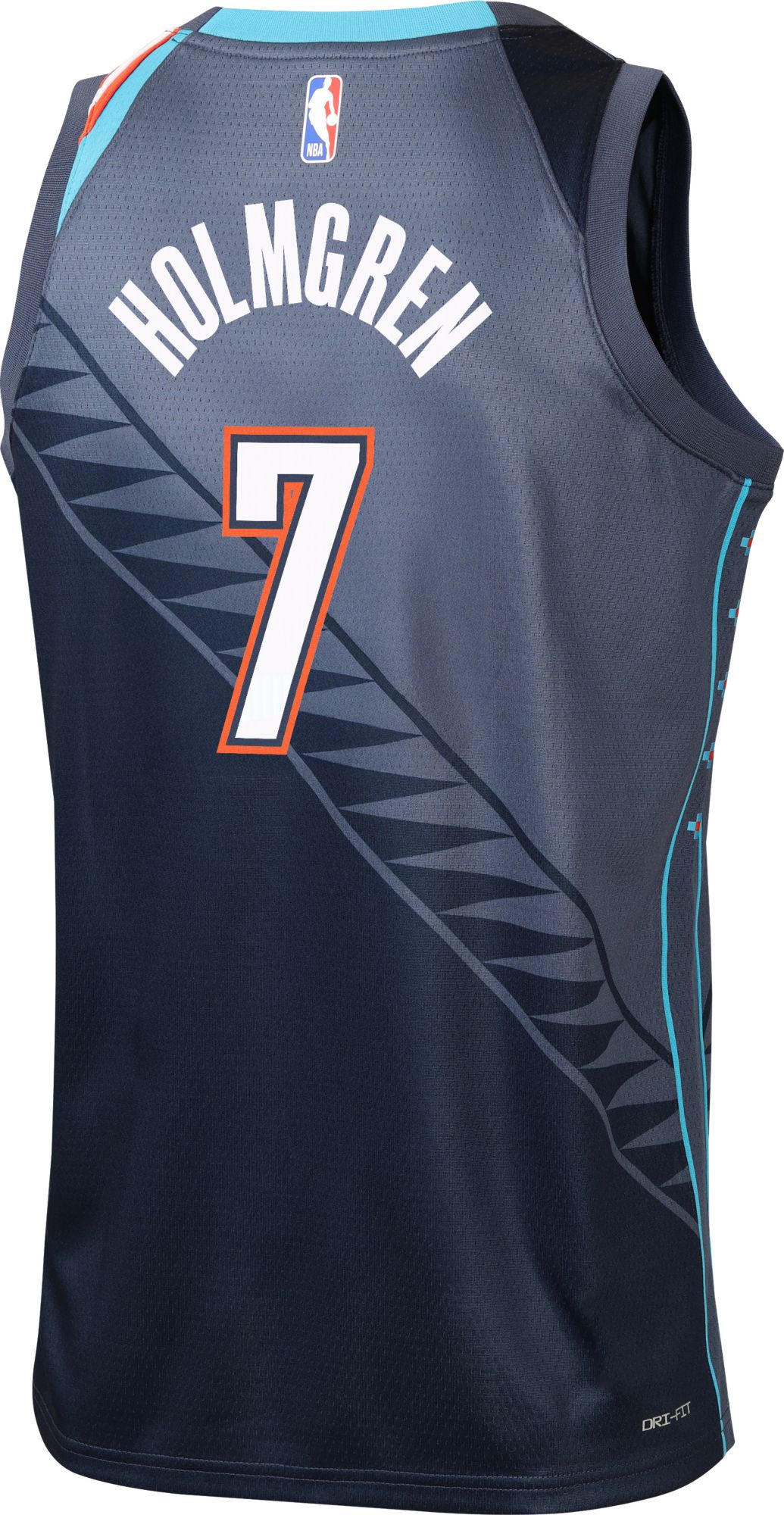 Nike Youth 2025-26 City Edition Oklahoma City Thunder Chet Holmgren #7 Swingman Jersey product image
