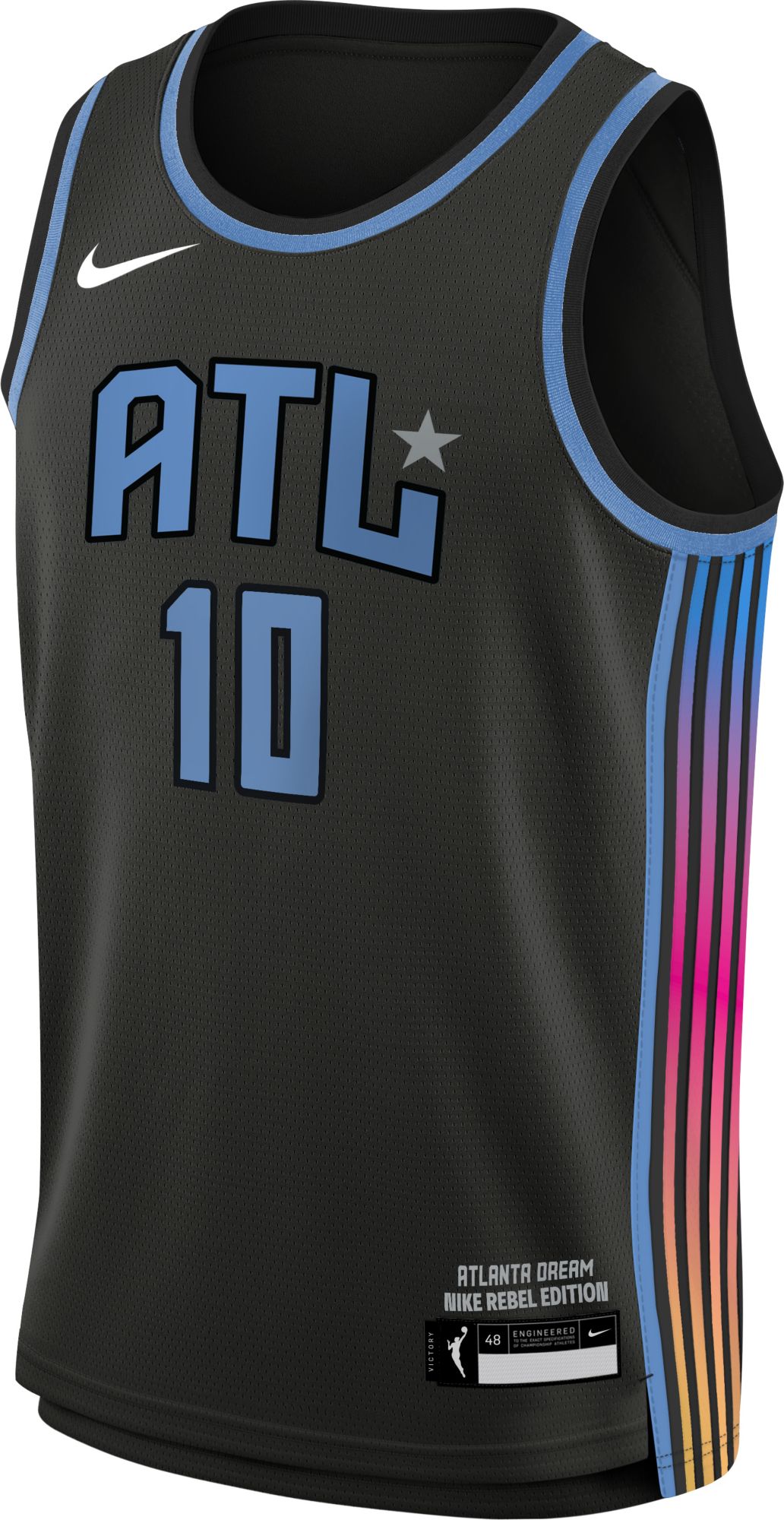 Nike Youth Atlanta Dream Grey Rhyne Howard #10 Rebel Jersey