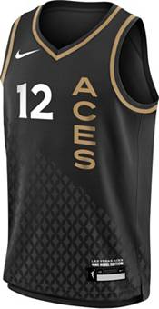 Nike Youth Las Vegas Aces Black Chelsea Gray #12 Rebel Jersey product image