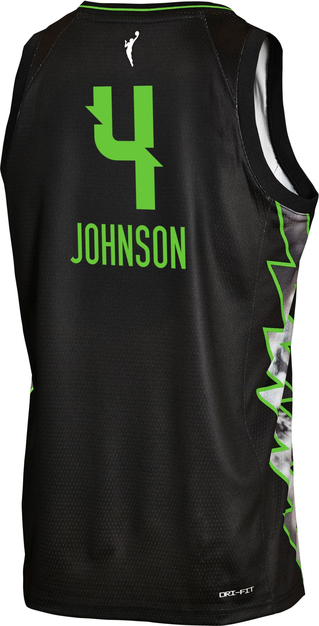 Nike Youth Seattle Storm Black Flau'jae Johnson #4 Replica Jersey product image