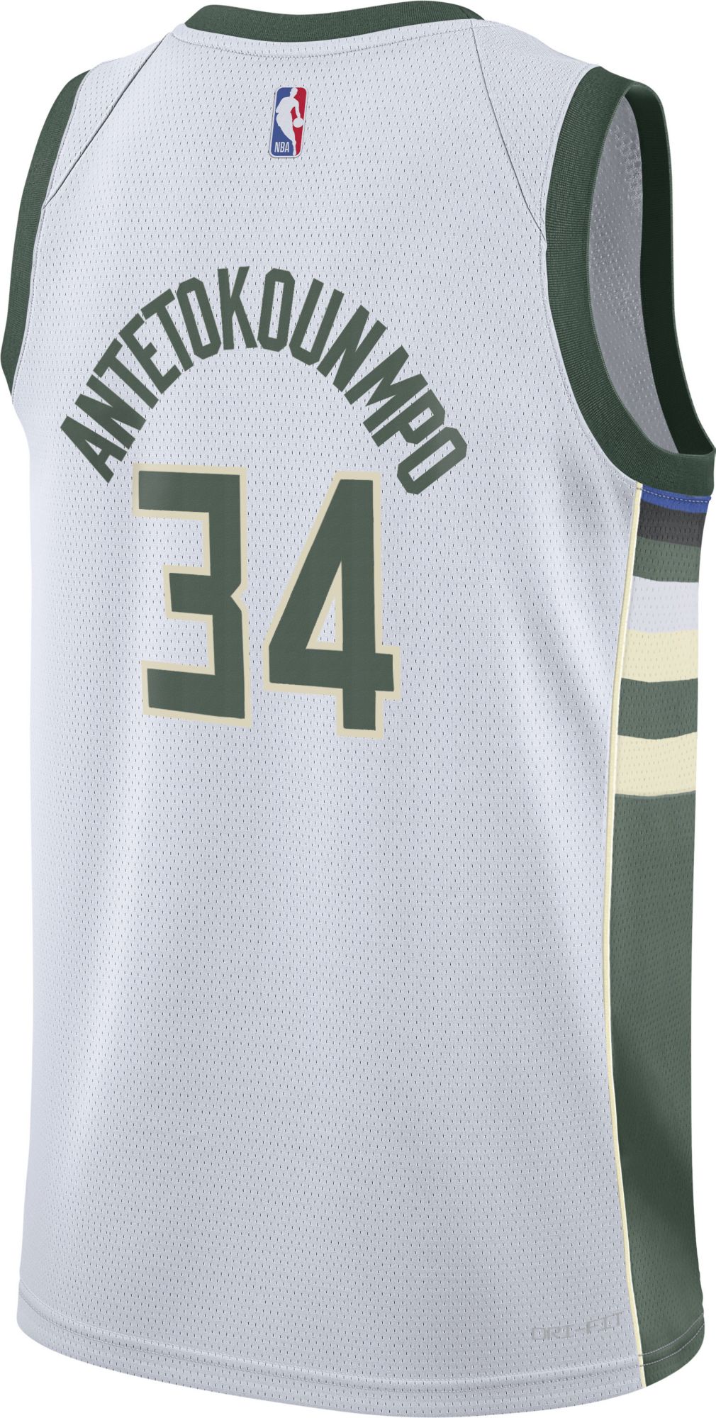 Nike Youth Milwaukee Bucks Giannis Antetokounmpo #34 White Swingman Association Jersey product image