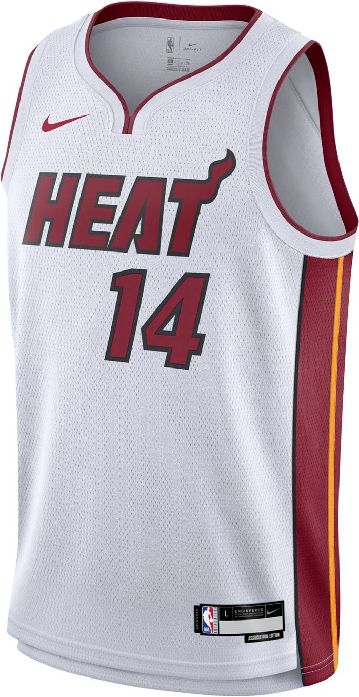 Nike Men's 2022-23 City Edition Miami Heat Tyler Herro #14 White Dri-FIT Swingman Jersey