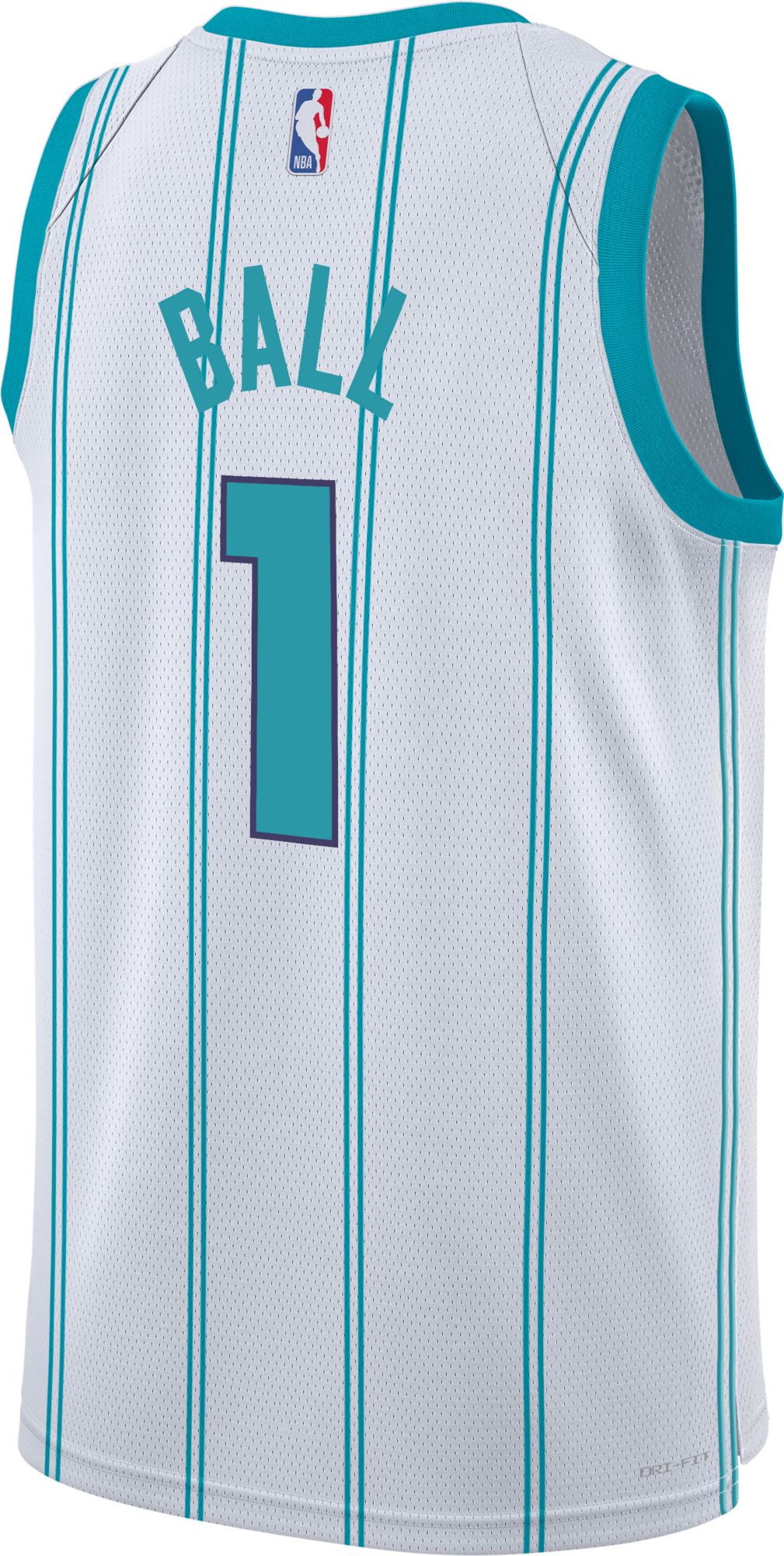 Jordan Youth Charlotte Hornets LaMelo Ball #1 White Swingman Association Jersey product image