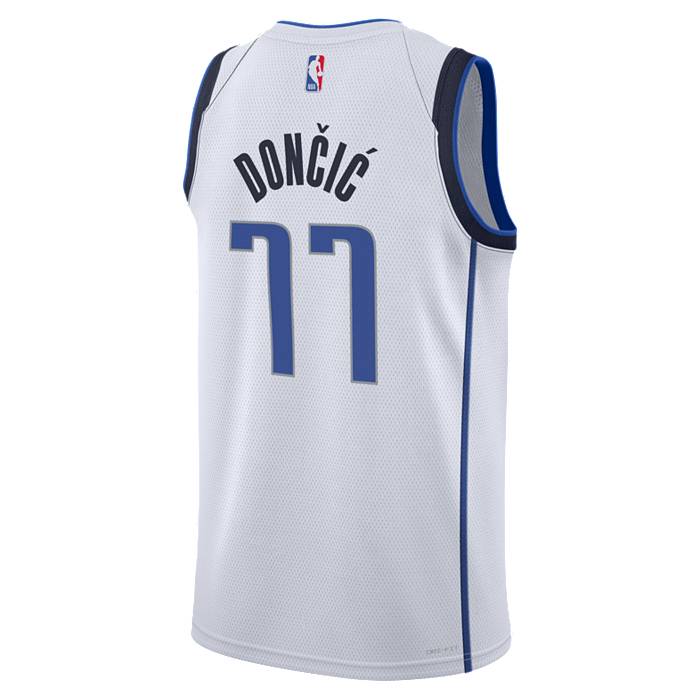 Outerstuff Luka Doncic Dallas Mavericks NBA Boys Youth 8-20 Navy Statement Edition Swingman Jersey