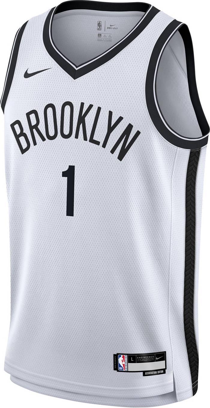 Brooklyn Nets Nike Association Edition Swingman Jersey - White