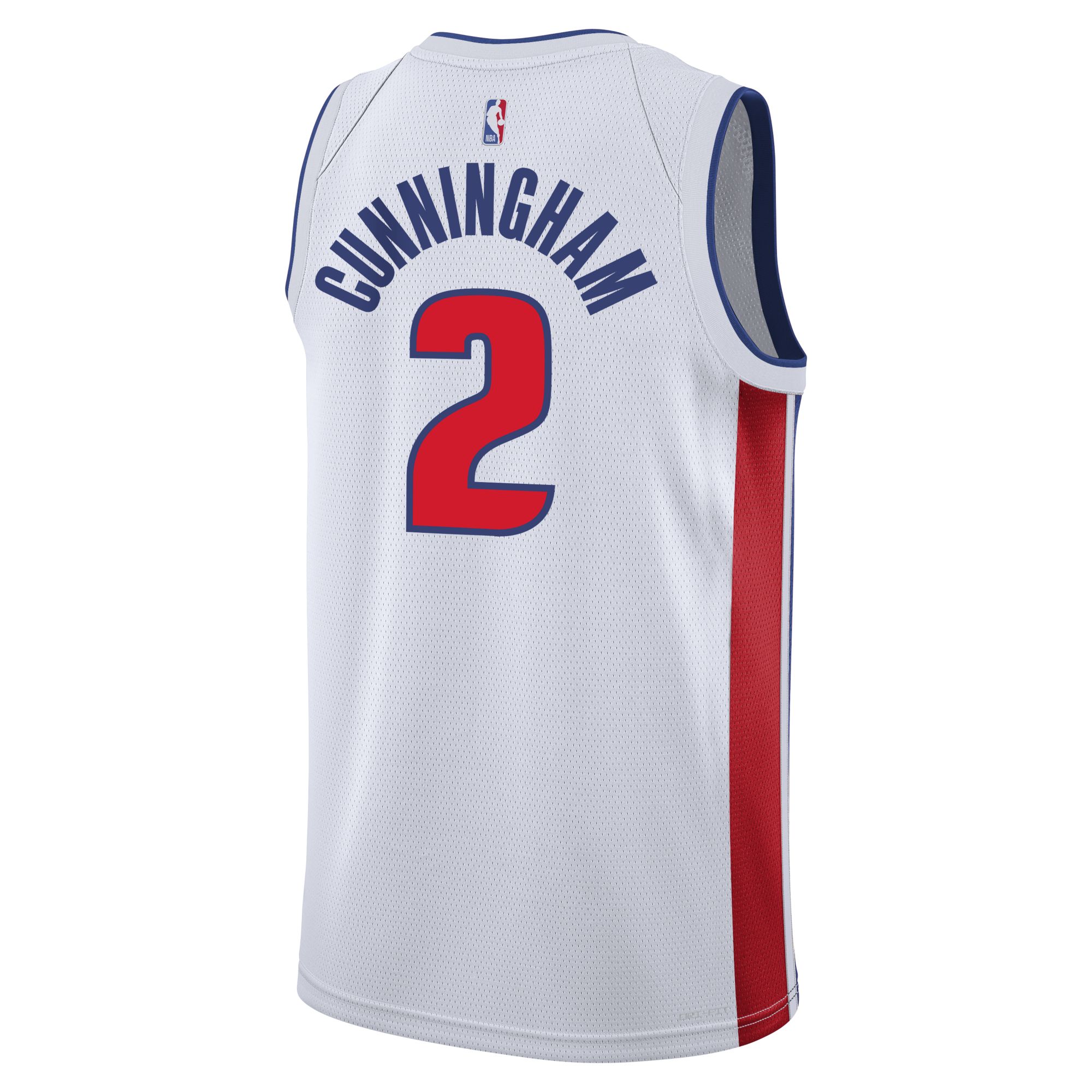 Nike Youth Detroit Pistons Cade Cunningham #2 White Swingman Association Jersey product image