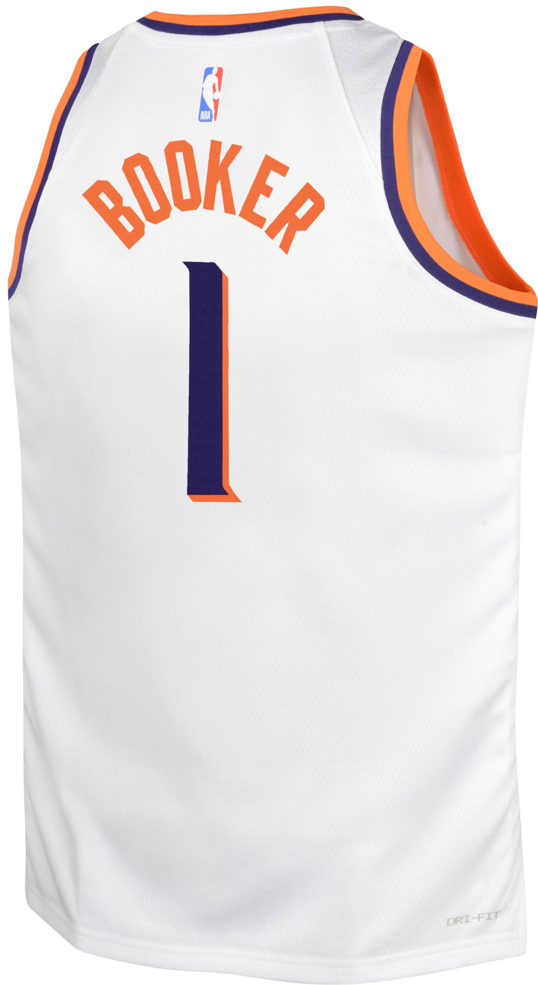 Nike Youth Phoenix Suns Devin Booker #1 White Swingman Association Jersey product image