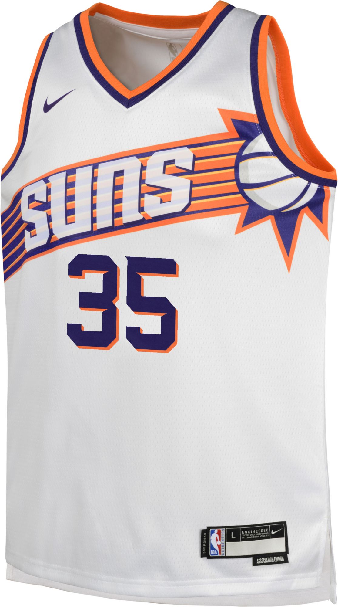Nike Youth Phoenix Suns Kevin Durant #35 Association Swingman Jersey