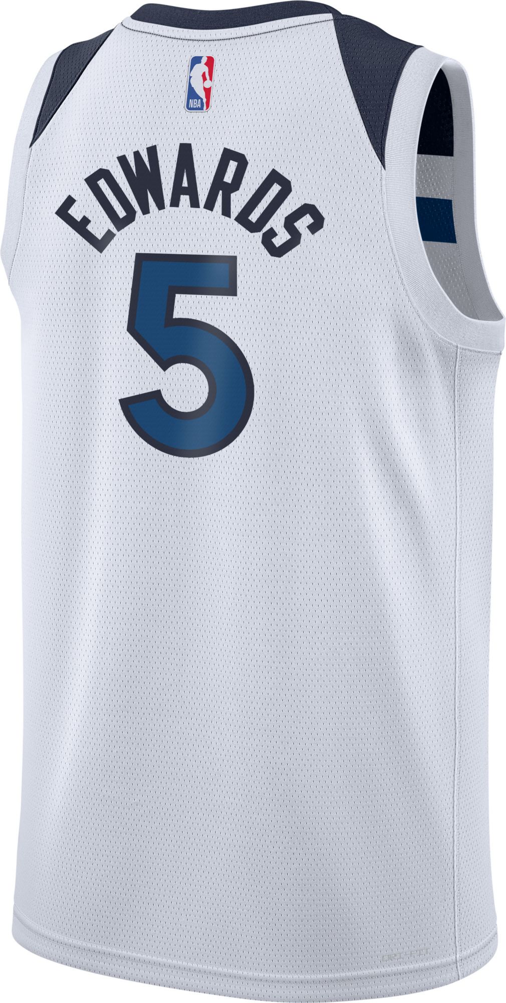 Nike Youth Minnesota Timberwolves Anthony Edwards #5 White Swingman Association Jersey product image