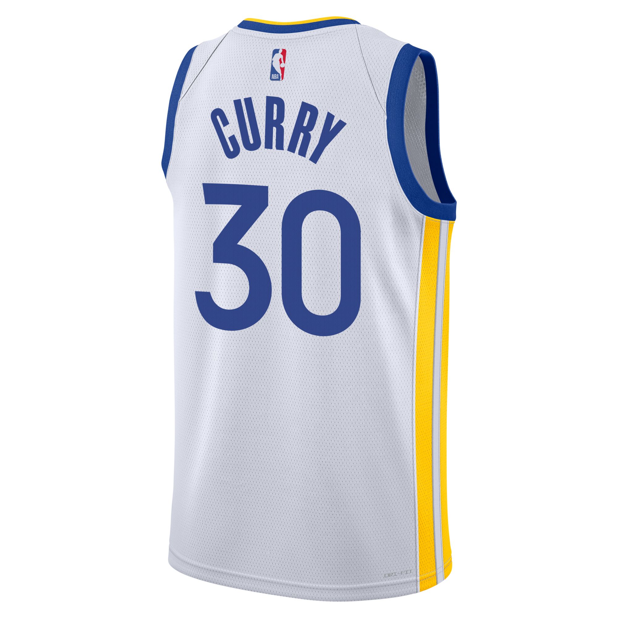 Nike Youth Golden State Warriors Steph Curry #30 White Swingman Association Jersey product image