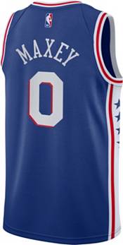 Nike Youth Philadelphia 76ers Tyrese Maxey #0 Blue Swingman Jersey product image