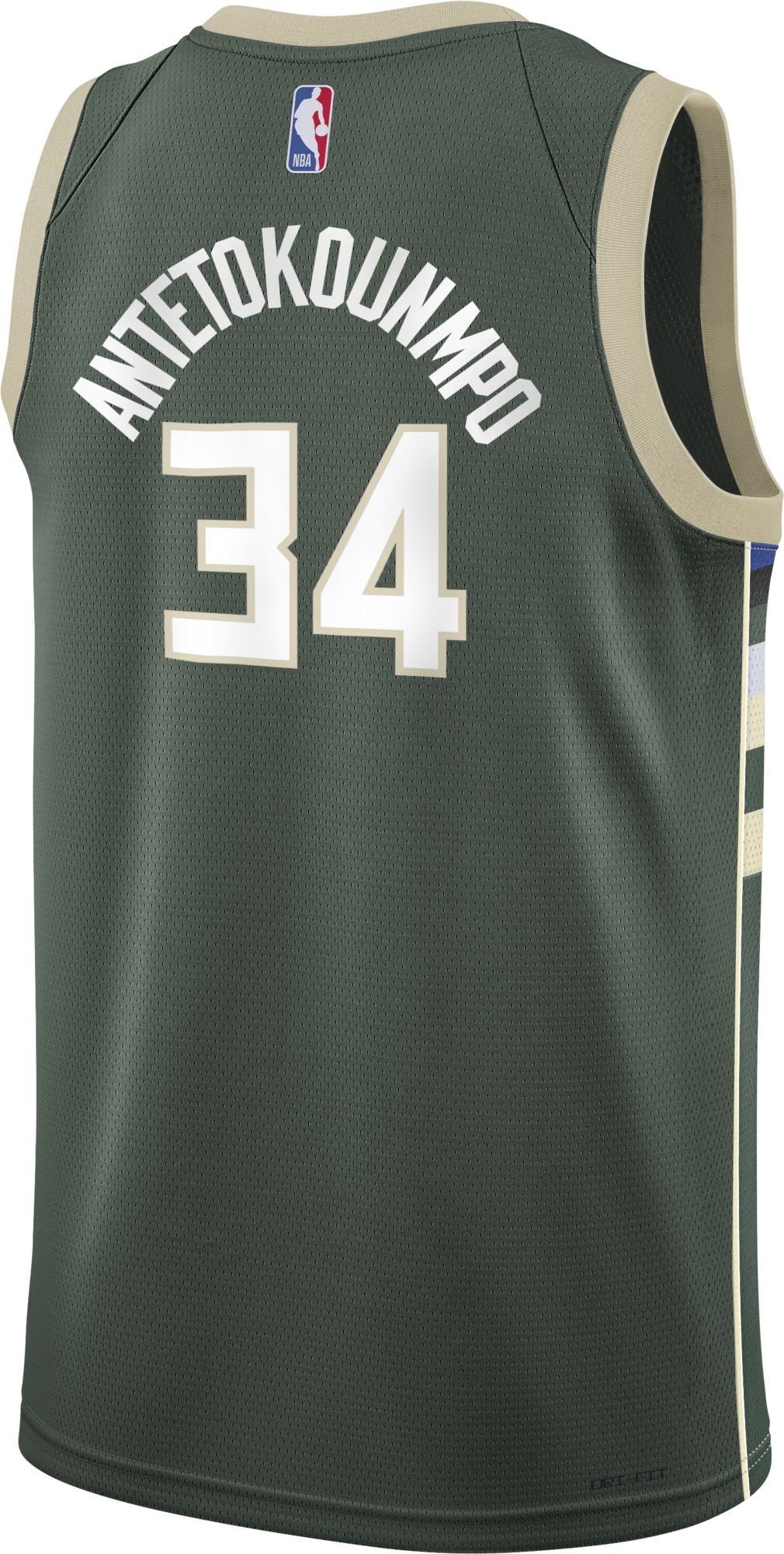 Nike Youth Milwaukee Bucks Giannis Antetokounmpo #34 Green Swingman Icon Jersey product image