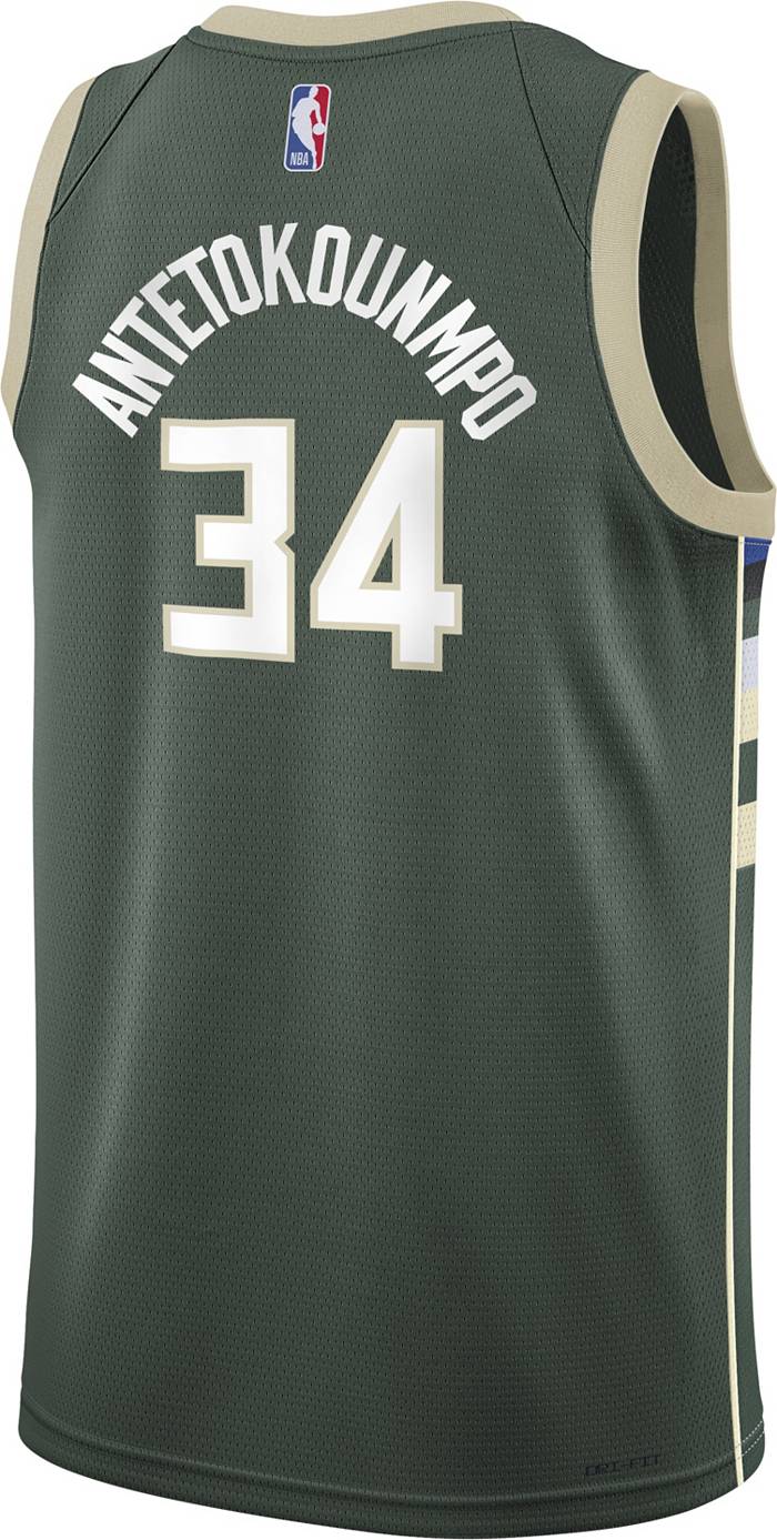 Outerstuff Giannis Antetokounmpo Milwaukee Bucks #34 Cream Youth 8-20 City  Edition Swingman Jersey (Youth X-Large 18/20) : : Sports, Fitness  & Outdoors