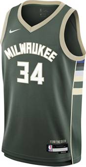 Youth Milwaukee Bucks Giannis Antetokounmpo Nike White Swingman Jersey