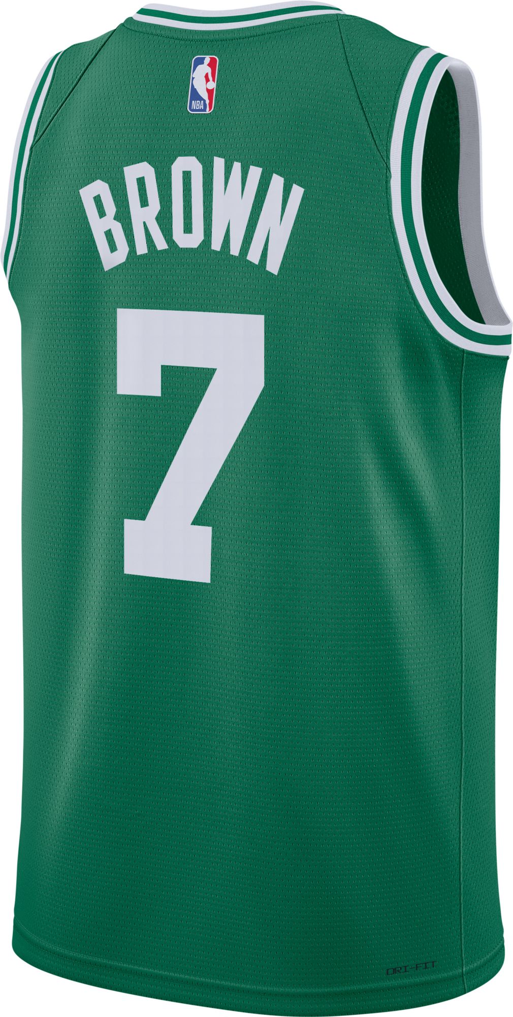 Men's Nike Boston Celtics No7 Jaylen Brown Green Basketball Swingman City Edition 2019 20 Jersey
