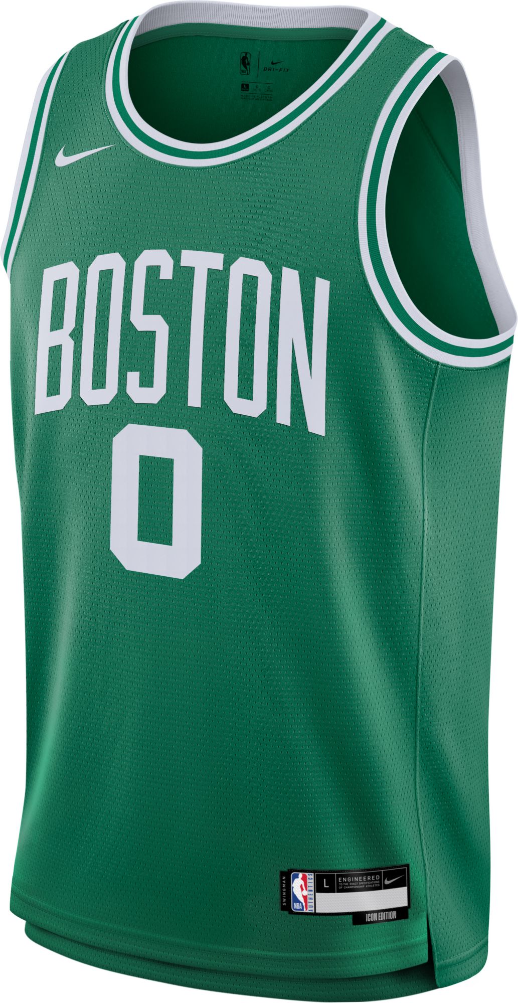 Nike Boston Celtics No0 Jayson Tatum Green NBA Swingman Jersey