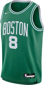 Outerstuff Nike Youth Boston Celtics Kristaps Porzingis #8 Icon Jersey, Boys', Medium, Green