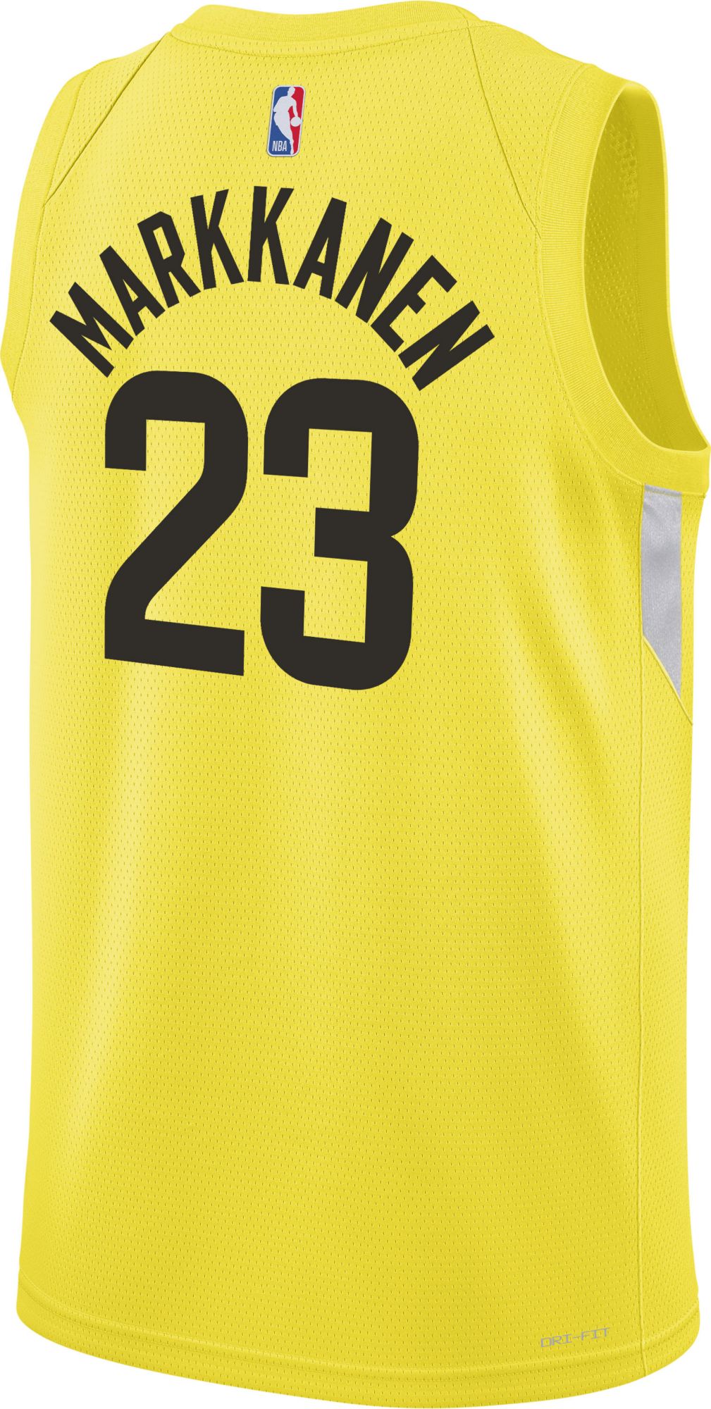 Nike Youth Utah Jazz Lauri Markkanen #23 Yellow Swingman Icon Jersey product image