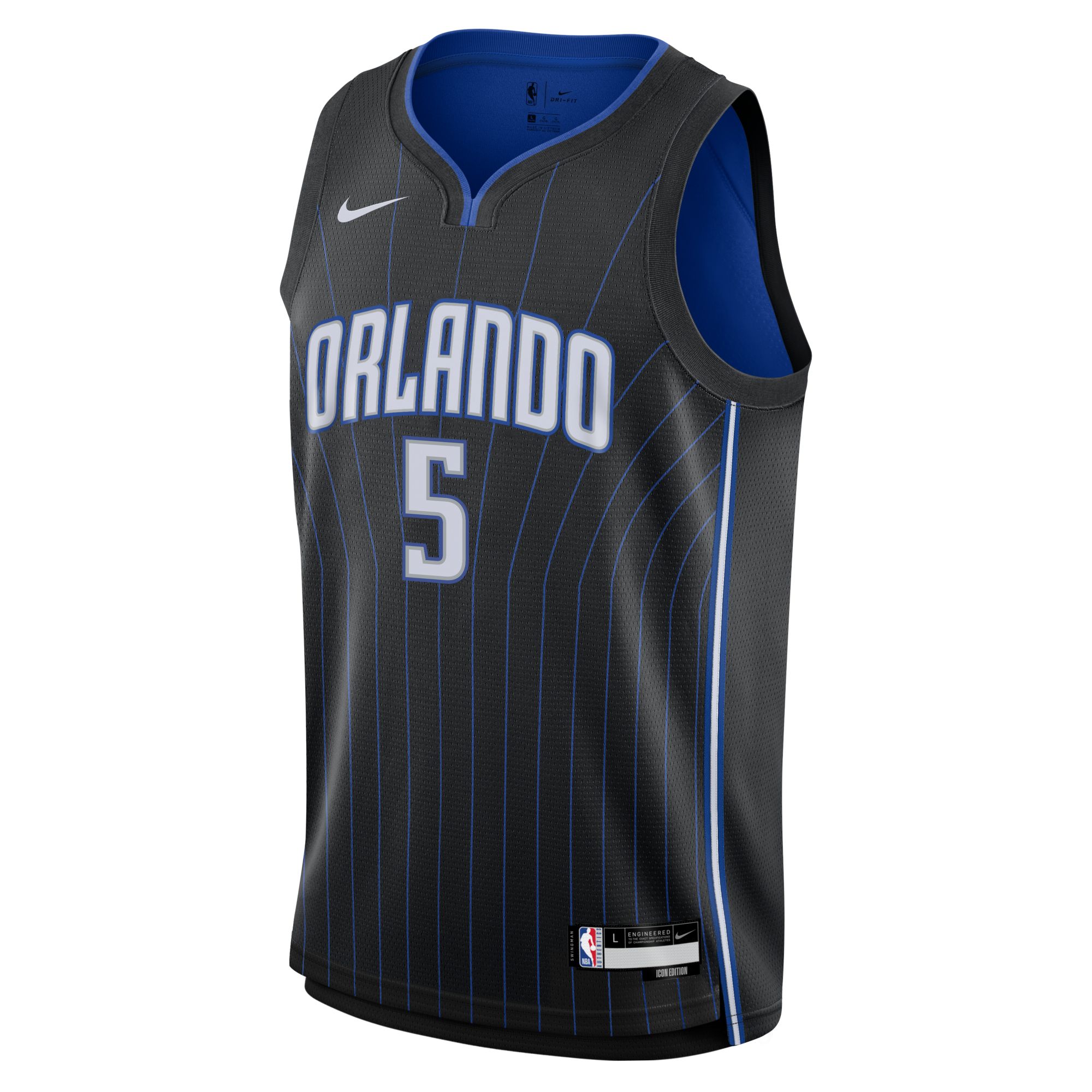 Nike Youth Orlando Magic Paolo Banchero #5 Black Swingman Jersey