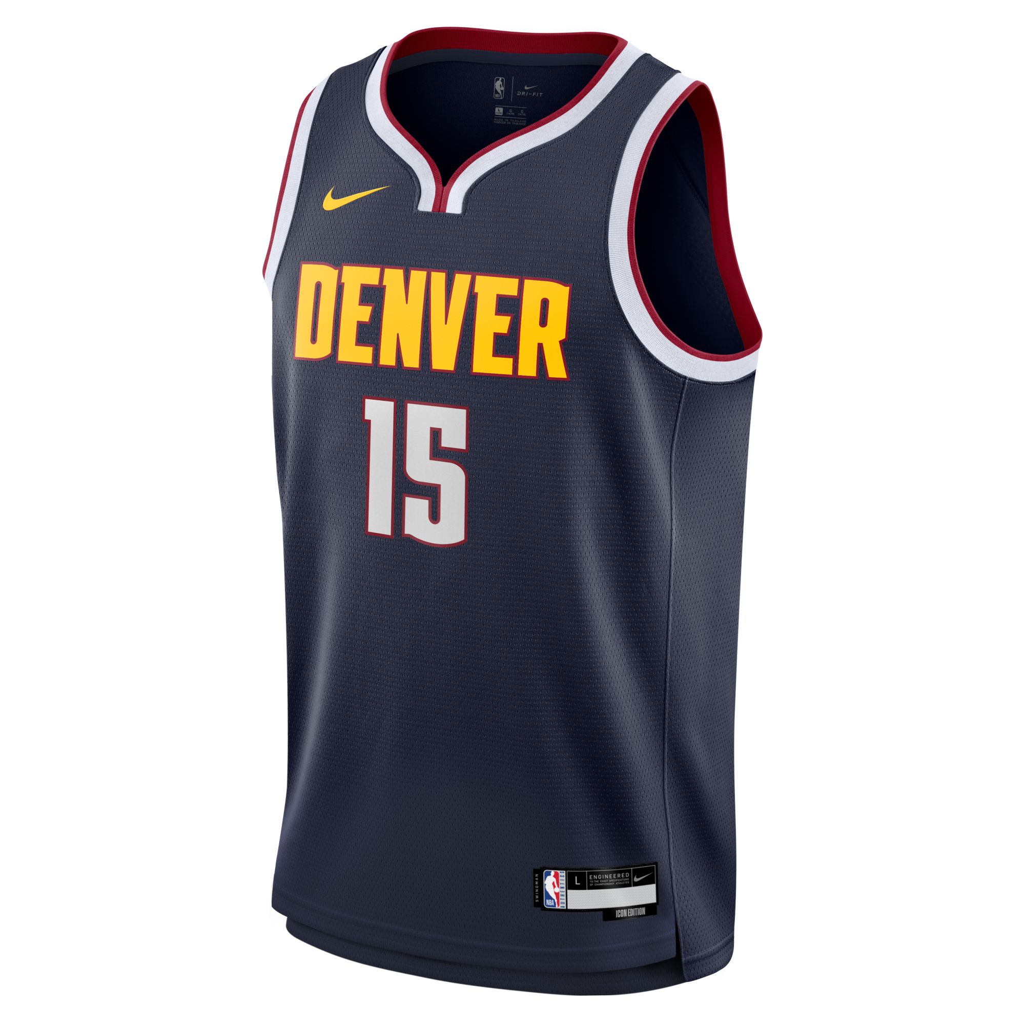 Nike Youth Denver Nuggets Nikola Jokic #15 Navy Swingman Jersey