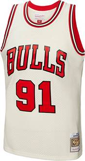 Men's Chicago Bulls Dennis Rodman #91 Nike Black Swingman Jersey -  Statement Edition