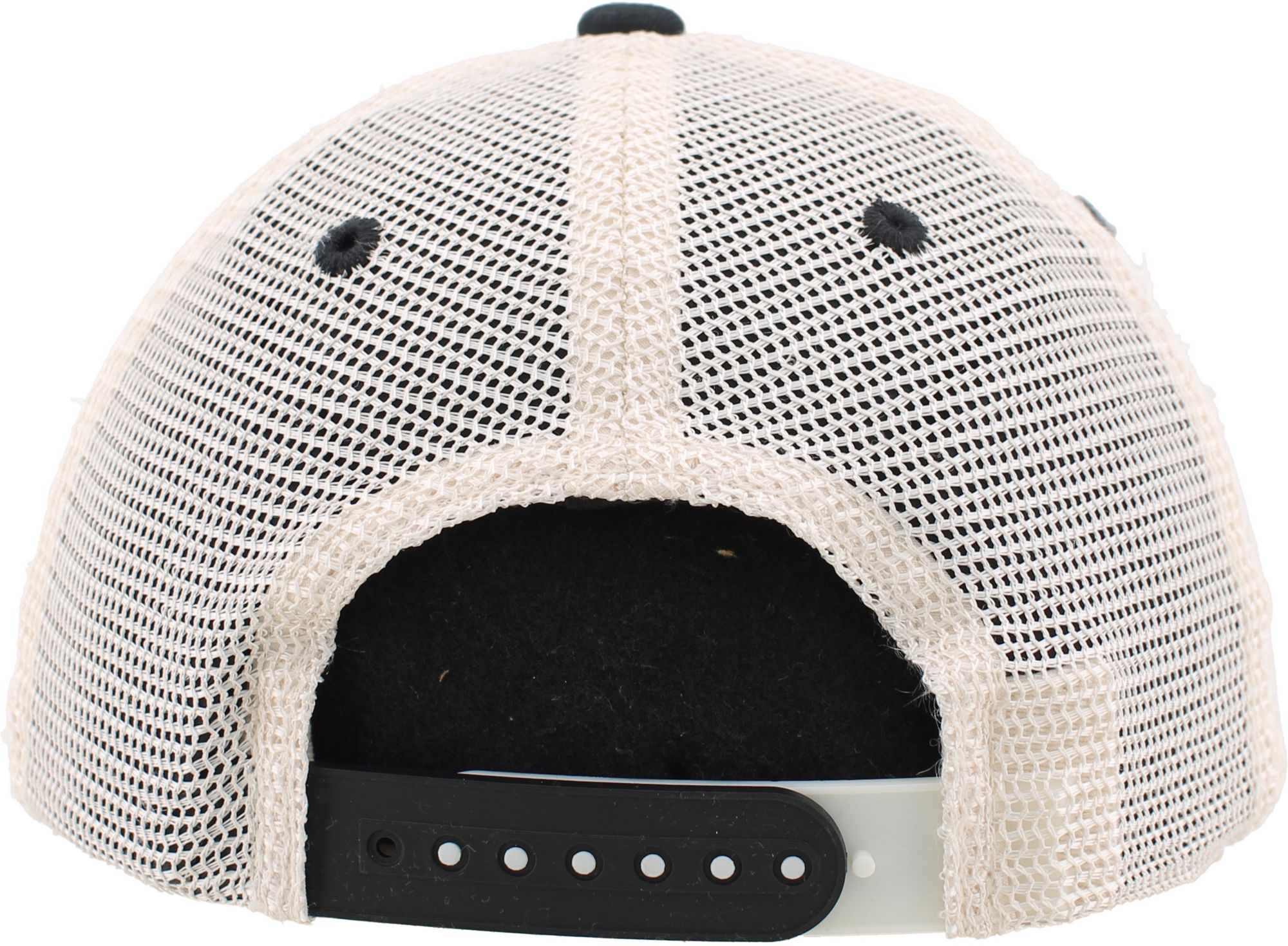 Zephyr Adult Schaumburg Boomers Black and Stone Frontier League Adjustable Trucker Hat product image
