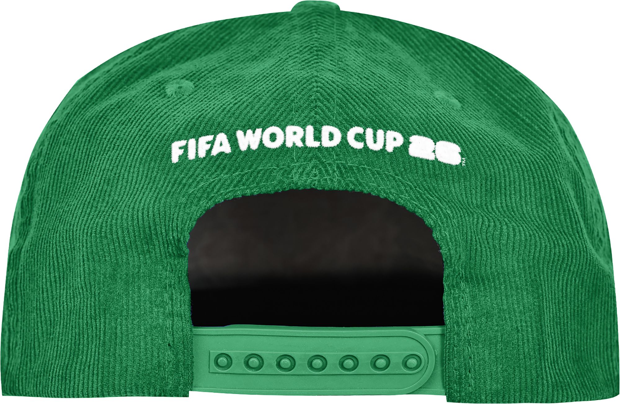 Outerstuff Adult Brazil 2026 Green Adjustable Snapback Hat product image