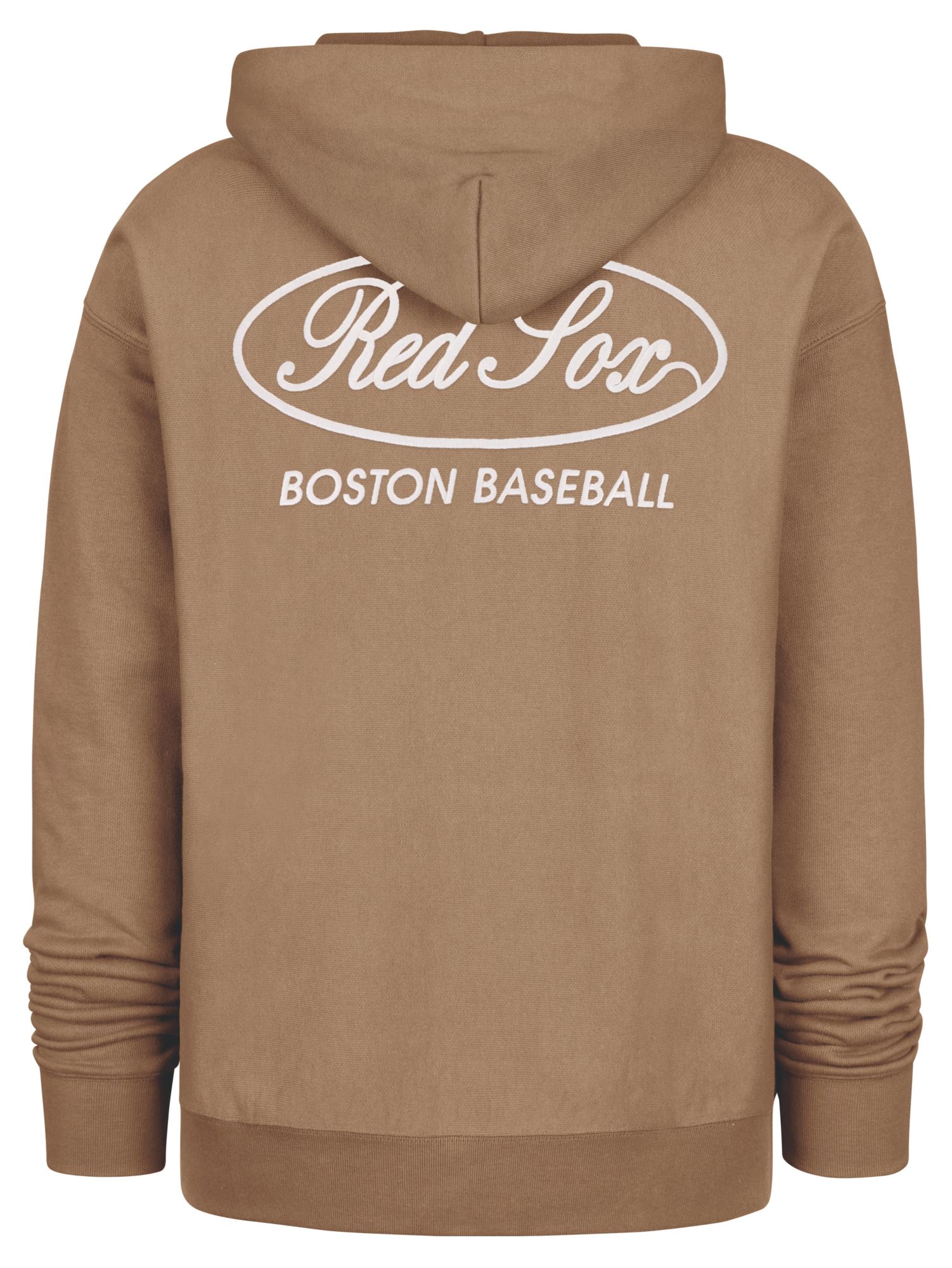 '47 Men's Boston Red Sox Tan Triple Double Foundation Pullover Hoodie product image
