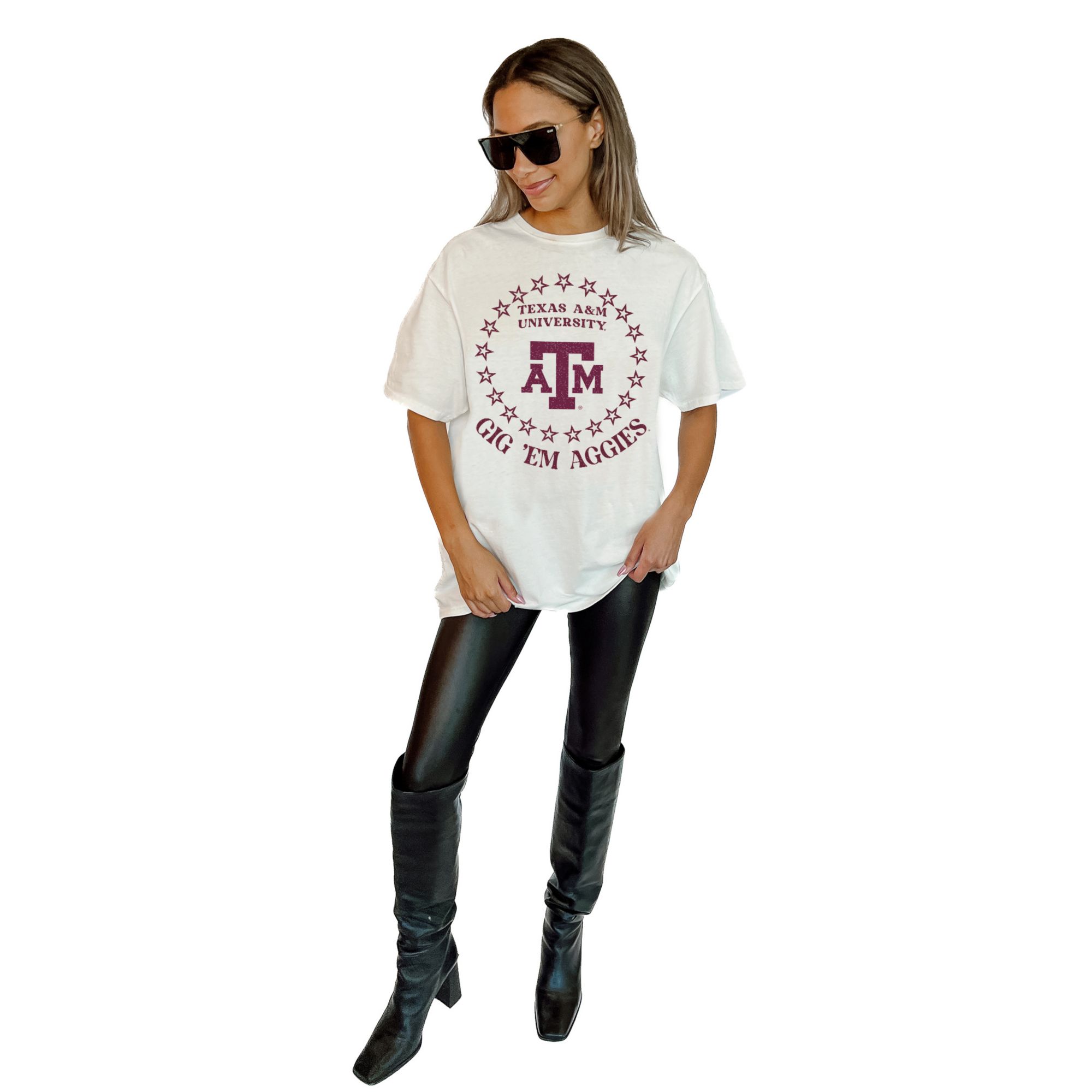 Gameday Couture Women's Texas A&M Aggies "Gig 'Em Aggies" White T-Shirt product image